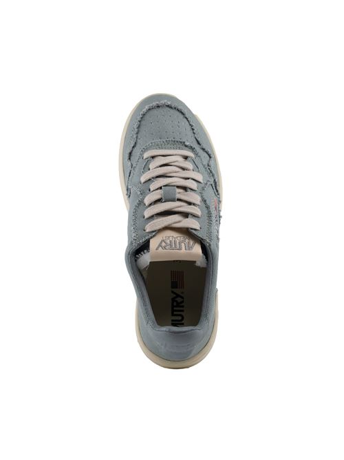 Sneakers Autry Medalist Low in denim Silver Blue AUTRY | AULWDE02