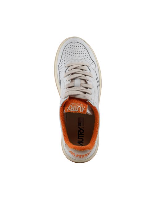 Sneakers Autry Medalist Low in pelle Bianco e Amberglow AUTRY | AULWVS02