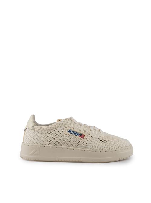 Sneakers Medalist Easeknit Low in tessuto traforato Ivory AUTRY | EKLWNK10