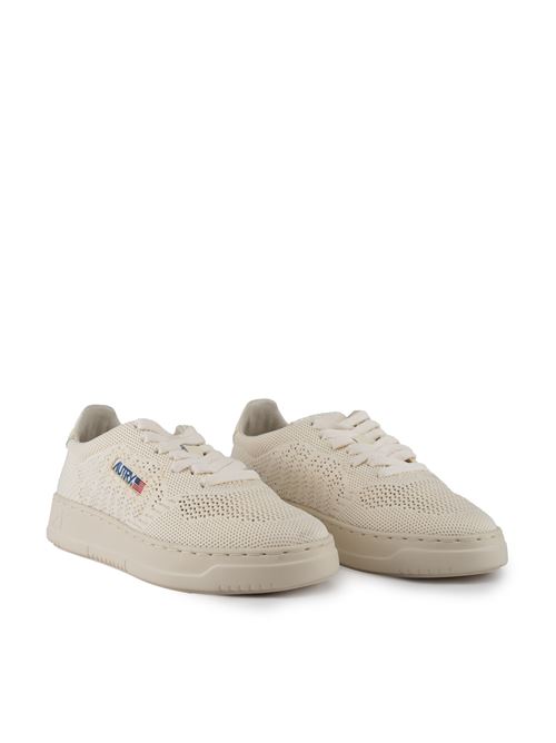 Sneakers Medalist Easeknit Low in tessuto traforato Ivory AUTRY | EKLWNK10