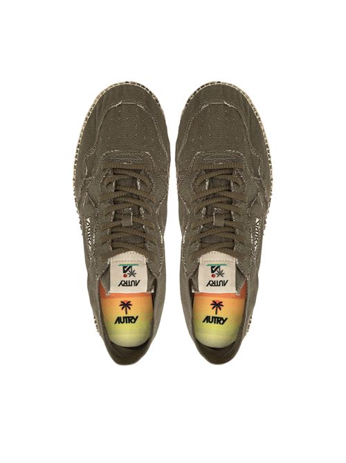 Espadrillas Sandy in canvas Military AUTRY | ESLMCV04