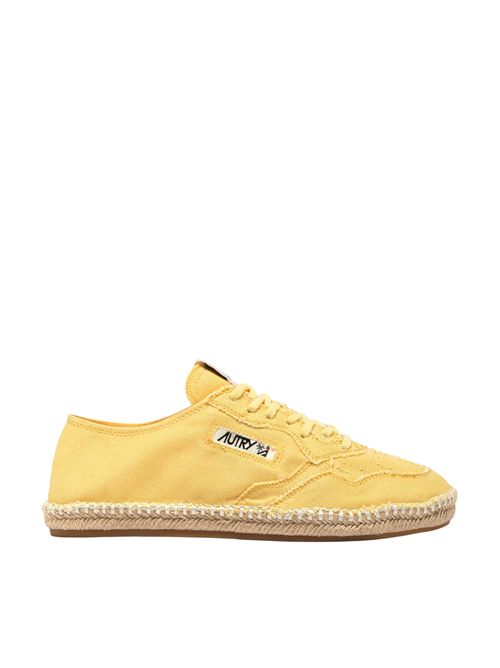 Espadrillas Sandy in canvas Yellow AUTRY | ESLWCV03