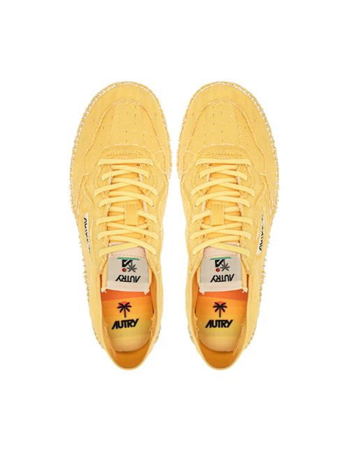 Espadrillas Sandy in canvas Yellow AUTRY | ESLWCV03
