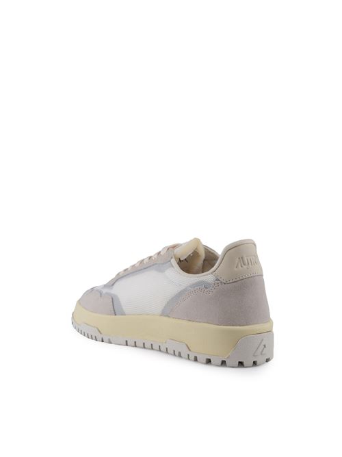 Sneakers Wildpace Low in mesh e suede Bianco e Marshmallow AUTRY | LDLMAK01