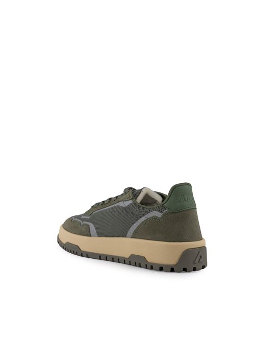 Sneakers Wildpace Low in mesh e suede Schio e Military AUTRY | LDLMAK02