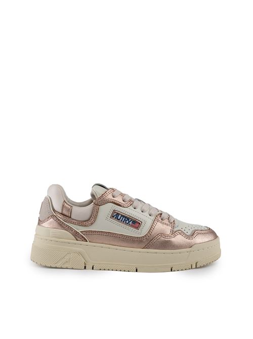 Sneakers Autry CLC in pelle metal White/Copper AUTRY | ROLWMB03