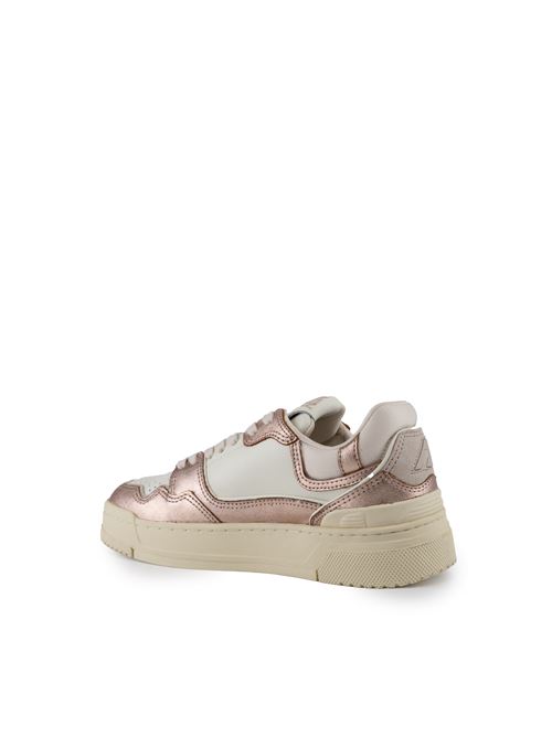 Sneakers Autry CLC in pelle metal White/Copper AUTRY | ROLWMB03