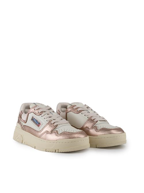 Sneakers Autry CLC in pelle metal White/Copper AUTRY | ROLWMB03