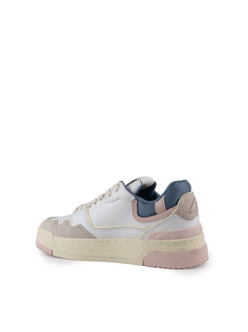 Sneakers CLC in pelle e suede Bianco e Peach Whip AUTRY | ROLWMC01