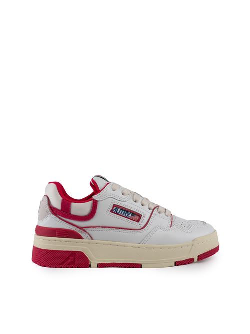 Sneakers Autry CLC in pelle e suede Bianco/Fucsia AUTRY | ROLWMM44