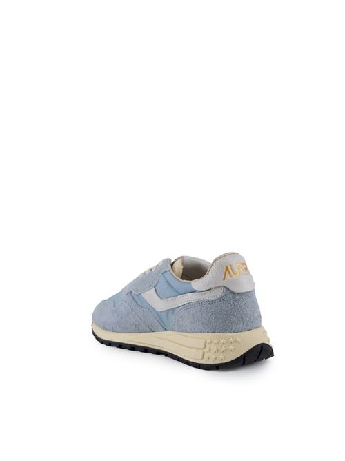 Sneakers Reelwind Low in nylon e suede Celestial Blue AUTRY | WWLWNC15