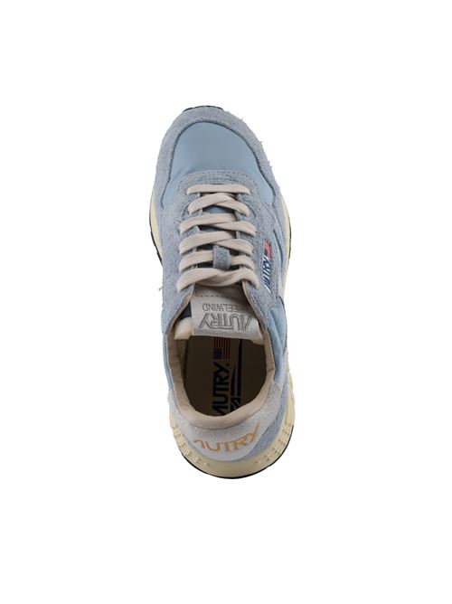 Sneakers Reelwind Low in nylon e suede Celestial Blue AUTRY | WWLWNC15