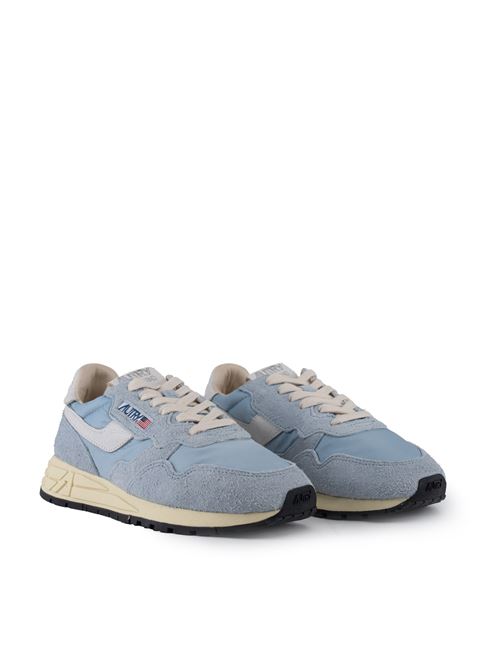 Sneakers Reelwind Low in nylon e suede Celestial Blue AUTRY | WWLWNC15