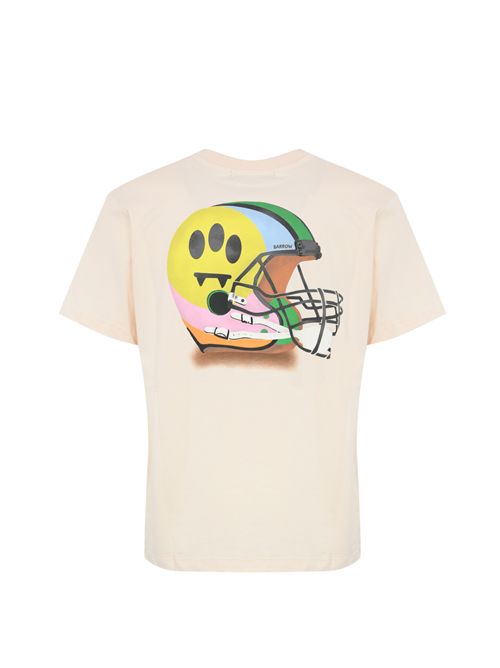 T-shirt in jersey con stampa casco Barrow | S5BWATH145BW029