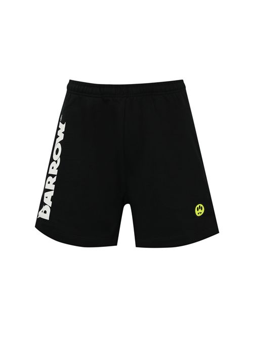 Bermuda shorts logo in cotone Nero Barrow | S5BWUABE089110