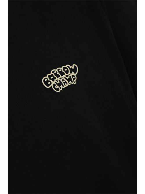 T-shirt in cotone con stampa Barrow Champ Black Barrow | S5BWUATH159110