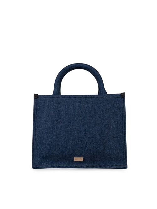 Borsa in denim blu con rosa BLUGIRL | PA5002D0001SB1726
