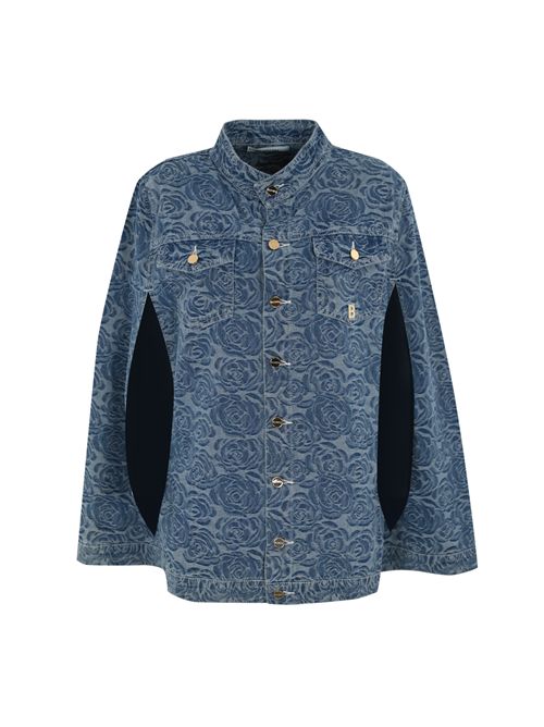 Cappa floreale in denim BLUGIRL | PA5014D0001M9368