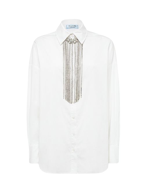 Camicia in popeline con collana Bianco BLUGIRL | RA5029T294311111