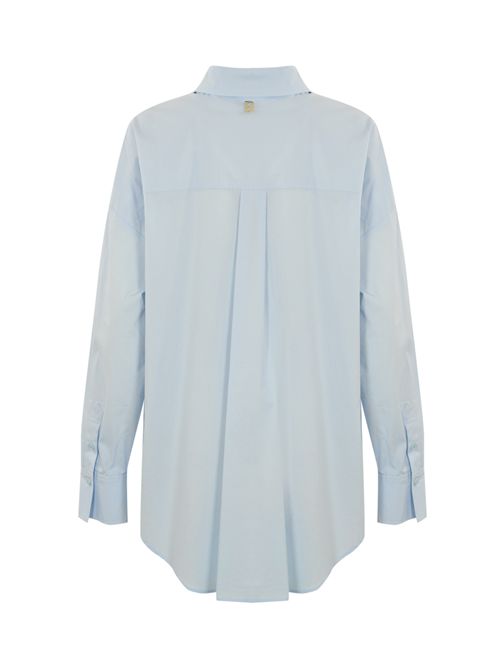 Camicia in popeline con collana BLUGIRL | RA5029T2943X0547