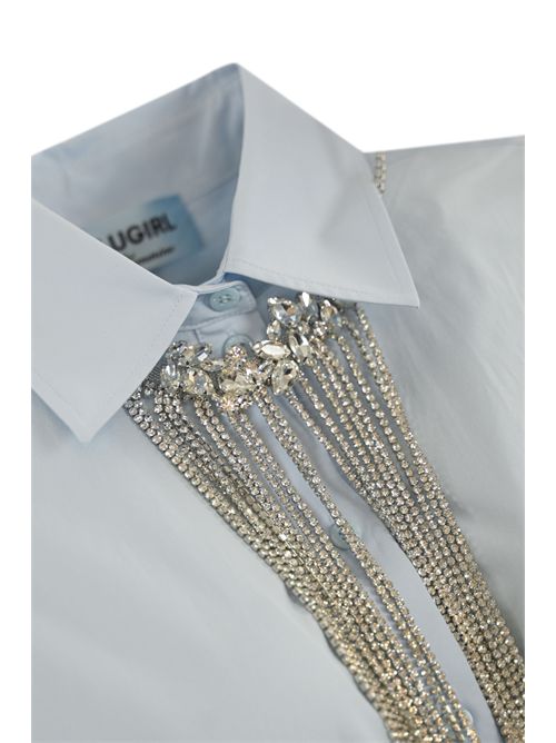 Camicia in popeline con collana BLUGIRL | RA5029T2943X0547