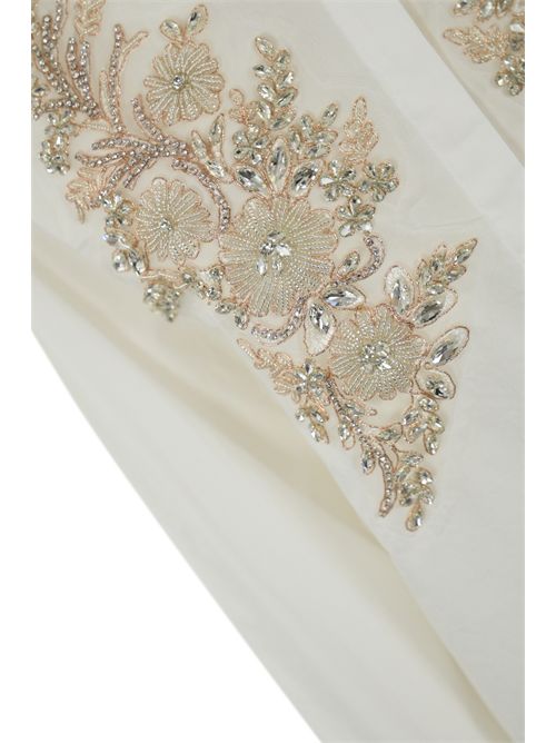 Camicia in popeline con patch floreale BLUGIRL | RA5030TS246M9266