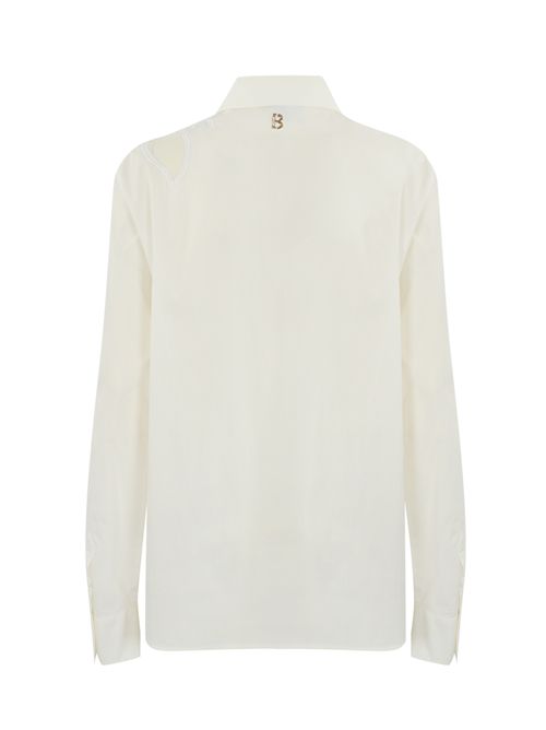Camicia in popeline con intaglio floreale BLUGIRL | RA5031TS24611111