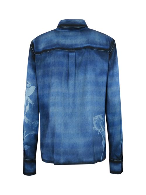 Camicia in raso effetto denim BLUGIRL | RA5070T3836M2931