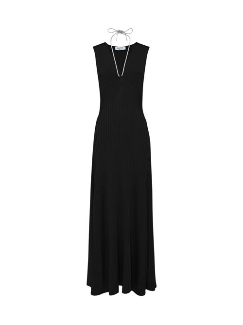 Abito lungo in viscosa con collana Nero BLUGIRL | RA5109MA52I22222