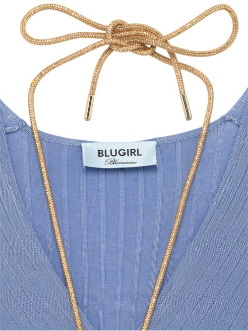 Abito lungo in viscosa con collana Spirit BLUGIRL | RA5109MA52I63920