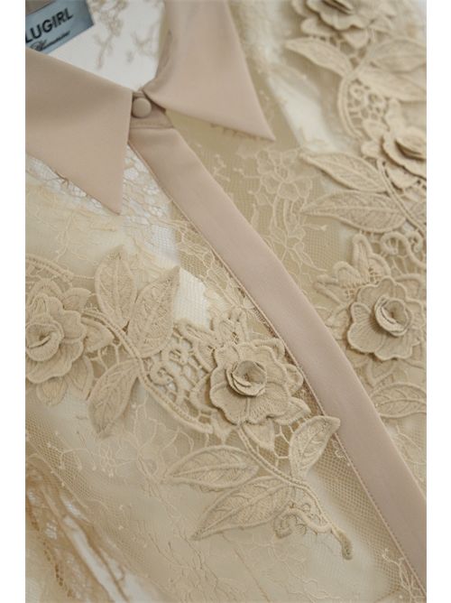 Camicia in pizzo con ricamo floreale BLUGIRL | RA5113J488130907