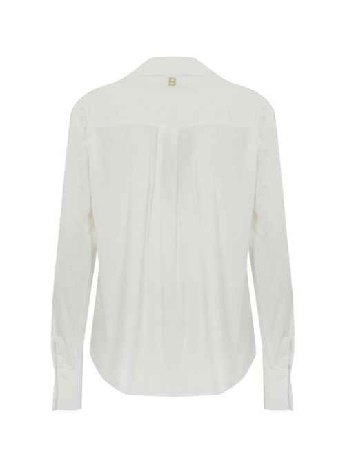 Camicia in popeline con cristalli BLUGIRL | RA5115T294311111
