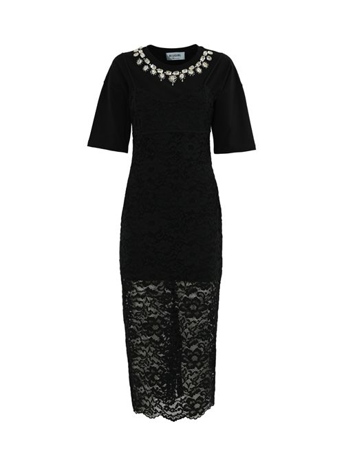 Abito in pizzo con t-shirt in jersey BLUGIRL | RA5122J489722222