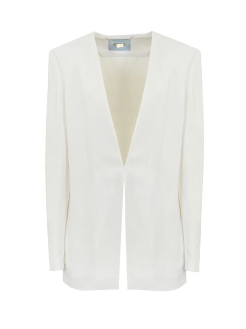 Blazer over in misto lino BLUGIRL | RA5158T882314300