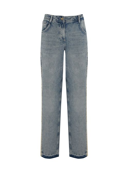 Jeans in denim con inserti in pizzo BLUGIRL | RA5163D500964018