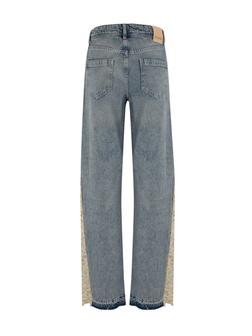 Jeans in denim con inserti in pizzo BLUGIRL | RA5163D500964018