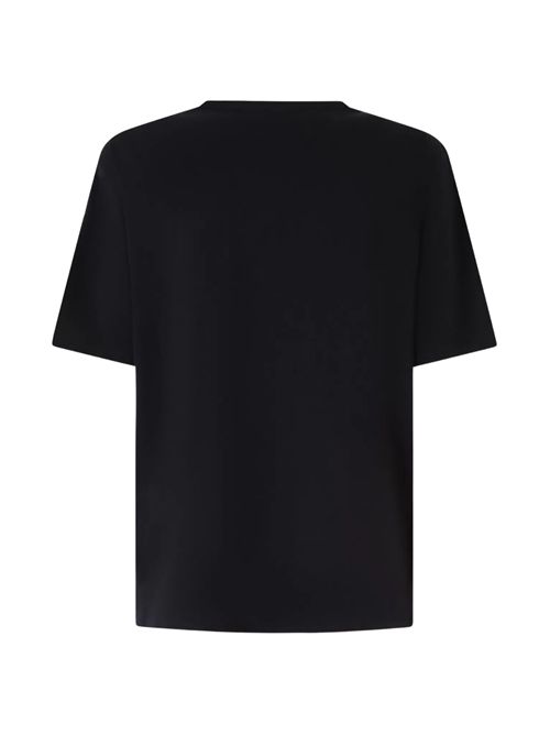 T-shirt con logo e rose paillettes BLUGIRL | RA5165J772022222