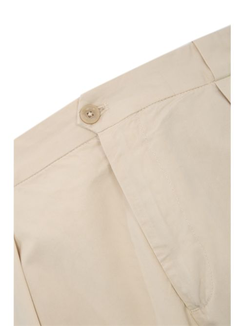 Pantalone con pinces Portobello in bull Panna BRIGLIA | PORTOBELLOD05103
