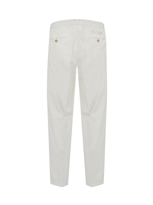 Pantalone con pinces Portobello in bull Bianco BRIGLIA | PORTOBELLOD05120