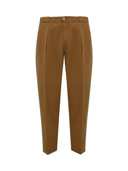 Pantalone con pinces Portobello in bull Dattero BRIGLIA | PORTOBELLOD05173
