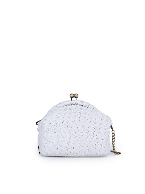 Clutch Audrey in rafia Bianco CHICA | AUDREY14