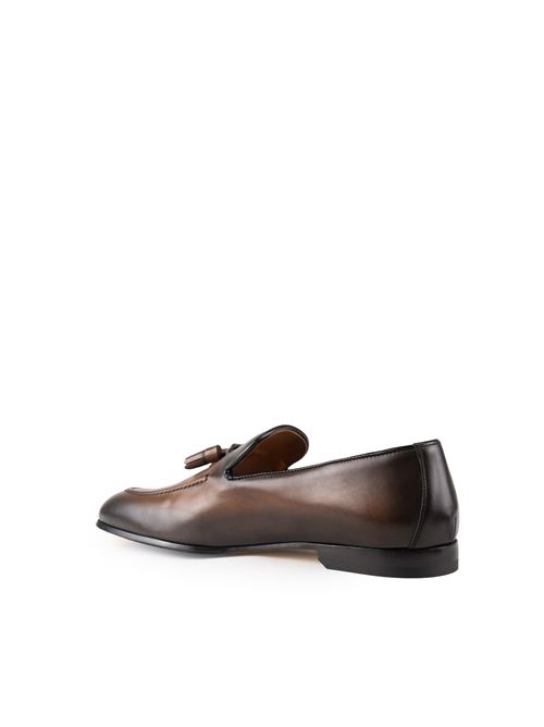 Mocassino in pelle con nappine DOUCAL'S | DU1080PANNUF159TM45