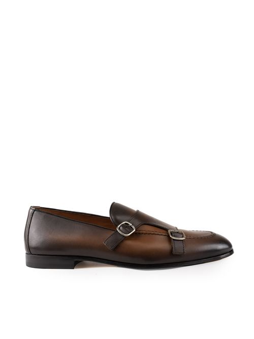 Mocassino doppia fibbia in pelle DOUCAL'S | DU3160PANNUF159TM45
