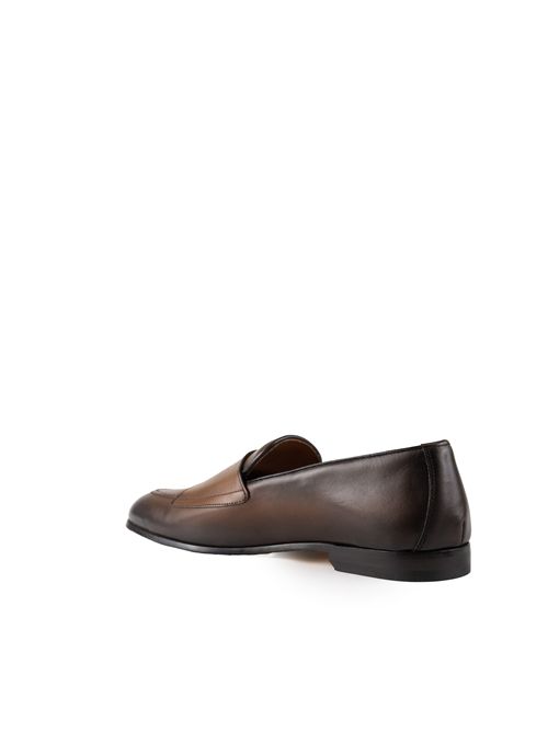 Mocassino doppia fibbia in pelle DOUCAL'S | DU3160PANNUF159TM45