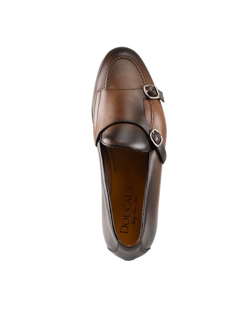 Mocassino doppia fibbia in pelle DOUCAL'S | DU3160PANNUF159TM45