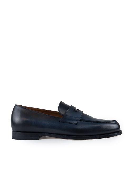 Mocassino Penny Mario 50 in pelle Blu DOUCAL'S | DU3260MARIUF159NB28
