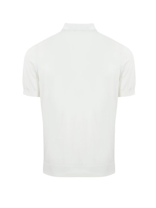 Polo in maglia di cotone Bianco FEDELI | 8UED591441