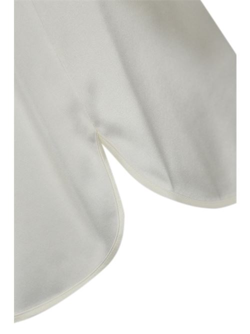 Blusa Cortona in raso seta Bianco MM Max Mara | 2516111017600005