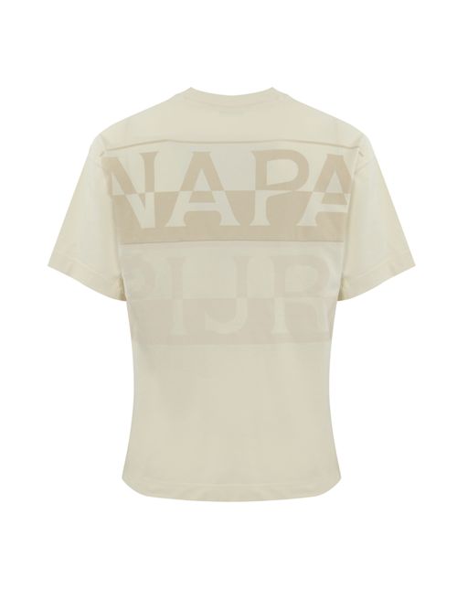 T-shirt Anghiari in cotone White Napapijri | NP0A4IMUN1A1