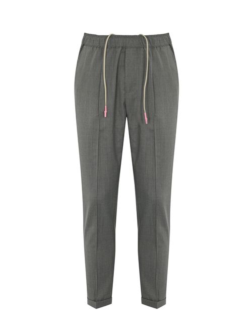 Pantalone con laccio Berry in tessuto tecnico Grey PMDS | S25P41807220030